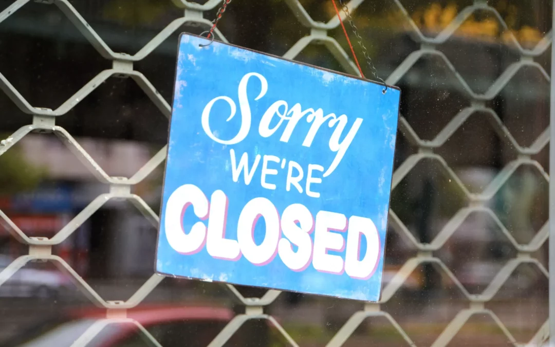 Insolvent trading business closed